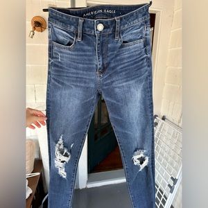 American eagle skinny jeans size 2 long
